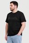 Men Crew Neck Short Sleeve Graphic Print T-shirt, Black - 3