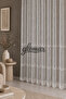 Embroidered Skirt with Dot Pattern 1/3 Sik Pleated Tulle Curtain Suitable for Every Room Ready-Made Tulle with Cornice Buttons - 3