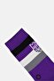 x NBA Men Embroidered Crew Socks, Purple - 3