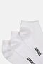 Men 5 Pairs Solid Ankle Socks, White - 2