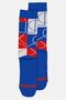 x NBA Men Graphic Print Crew Sock, Multicolor - 2