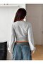 Basic Looc Beli Saran Korseli Bluz - 6