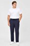 Boss Men Slim Fit Solid Straight Leg Pants, Dark Navy - 2