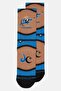 x NBA Men 1 Pair Embroidered Logo Mid Cushion Socks, Multicolor