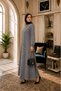 Women's New Season Aerobin Fabric Dress with Elastic Sleeves and Buttons - 2