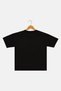 Kids Boy Graphic Print Short Sleeve T-Shirt, Black - 3