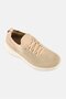 Women Super Q Knit Lace Up Shoes, Beige