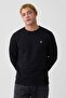 Black Oversize Cotton Men's Sweatshirt