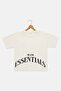 Kids Boy Short Sleeve Brand Logo T-Shirt, Off White - 3