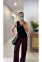 Md Fista Black Lace Sleeveless Undershirt - 3
