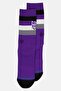 x NBA Men Embroidered Crew Socks, Purple