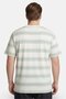 Men Crew Neck Short Sleeve Stripe T-Shirt, Multicolor - 4