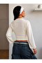 Basic Looc Beli Saran Korseli Bluz - 6