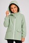 Girl's Hooded Pocket Lined Seasonal Raincoat - 2
