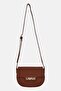 Women Brand Logo Cross Body Bag, Brown