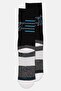 Men MLB Marlins Crew Sock, Multicolor - 2