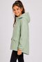 Girl's Hooded Pocket Lined Seasonal Raincoat - 3