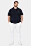 Men Regular Fit Solid Short Sleeve Polo Shirt, Navy - 2