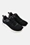 Women Sleek Territory Lace Up Running Shoes, Black - 2
