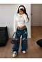 Basic Looc Beli Saran Korseli Bluz - 4