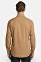 Boss Men Regular Fit Solid Long Sleeve casual Shirt, Brown - 4