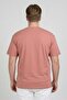 Men Crew Neck Short Sleeve Graphic Print T-Shirt, Dusty Pink - 4