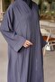 Dubai Silk Hand Embroidered Abaya - 2