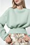 Busem Women's Short Crew Neck Sweatshirt - 4
