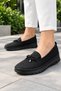 Grizzly Women's Orthopedic Casual Shoes Lightweight and Comfortable Lace-Up Model - Black