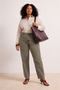 Women's Plus Size Khaki Mom Jeans - 4
