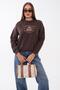 Women's Three-Thread Sweatshirt with Embroidered Text on the Front 255366 - 265125 - 2