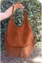 Western Drop Tassel Detailed Real Suede Women's Bag - 2