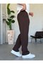 Elastic Waist Belted Baggy Fit Lycra Men's Fabric Trousers - 3