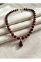Pomegranate Seed Figured Necklace - 2