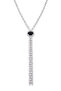 Vip Y Necklace Silver Vip Necklace Brass/Bronze Minimal Elegance Gift