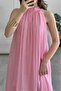 Lace-Detail Halter Neck Long Dress Pes3438 - 4