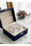 Brass Silver Color Waterway Zircon Stone Pearl Hoop Model Earrings - 4