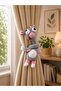 Multi-Purpose Cute Mouse Figured Plush Accessory 40 cm Curtain Bag and Suitcase Holder Gift Accessory - 4