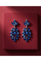 Blue Shuttle Stone Earrings
