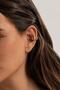 Thick Single Row Stone Cartilage Earrings - 2