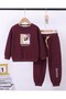 Girl's Winter 3-Strand Printed Printed Tracksuit Set for Ages 5-6-7-8-9-10-11-12-13 - 2