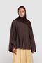 Gode Detailed Modal Blouse Bitter Brown - 7