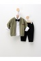 Set premium Authentic Style, verde-bleumarin - 6