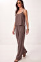 Strappy Modal Blouse Trousers Set Lrv0108 Vi̇zon