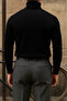 Men's Premium High-Neck A.Black Knitwear Sweater - 2