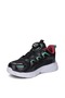 08 Girl's Black/Fuchsia Comfortable Sneaker - 2
