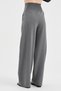 Women's High Waist Trousers with Zipper Detail on the Front and Elastic Design on the Back - 4