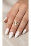 Flower Patterned Adjustable Women's Ring Jewelry Model Stylish Jewelry Steel Look - 2