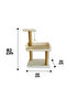 82 cm White Cat Scratching Post with Terrace - 2
