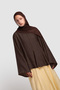 Gode Detailed Modal Blouse Bitter Brown - 4